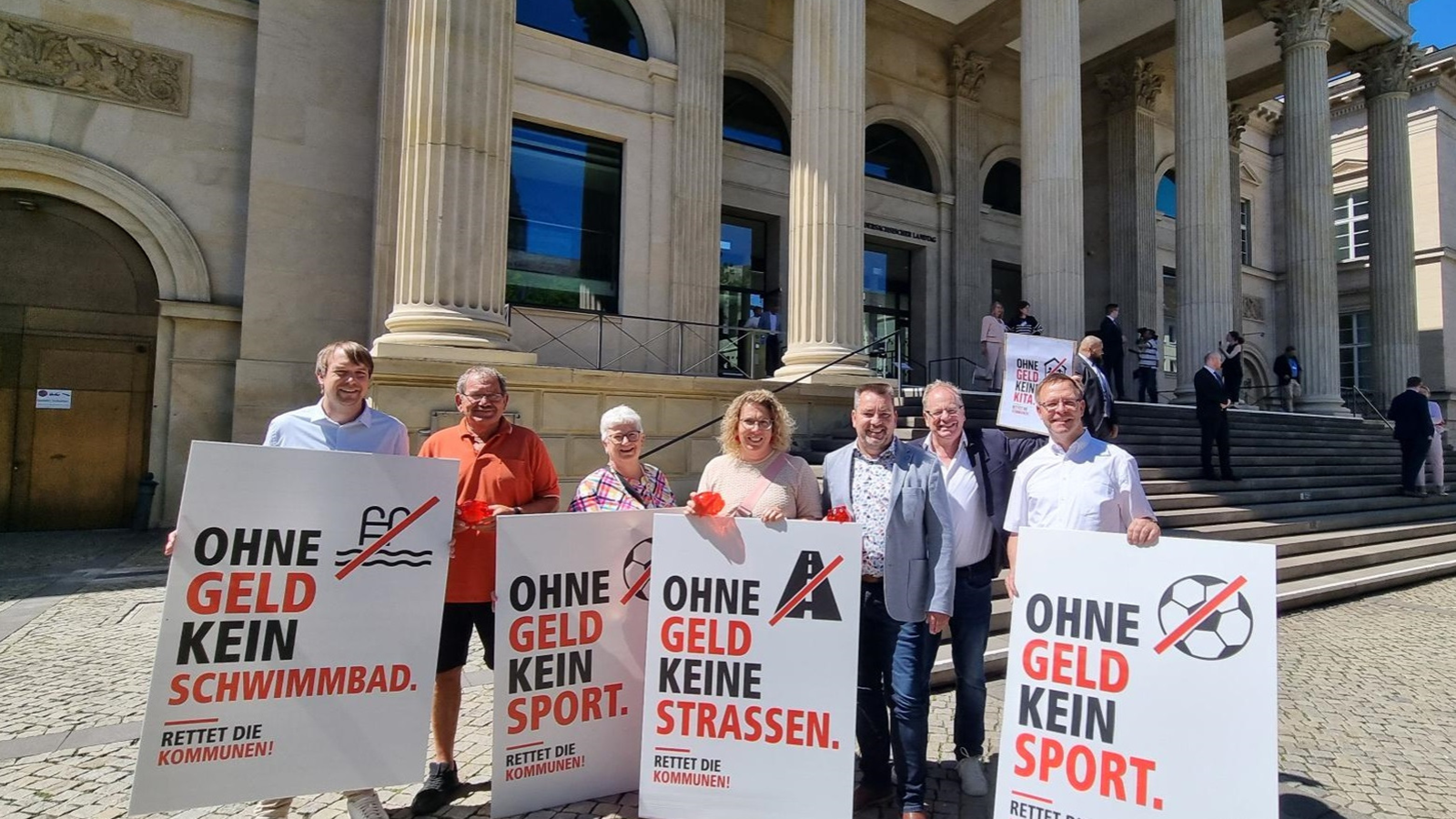 Aktionstag in Hannover: Kommunale Spitzenverbände warnen vor historischer Finanzkrise der Kommunen