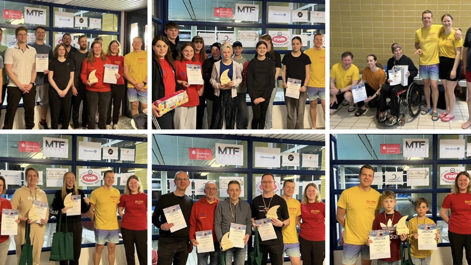 Förderverein Hallenbad Greene und DLRG erzielen neuen Rekord beim 12-Stunden-Schwimmen