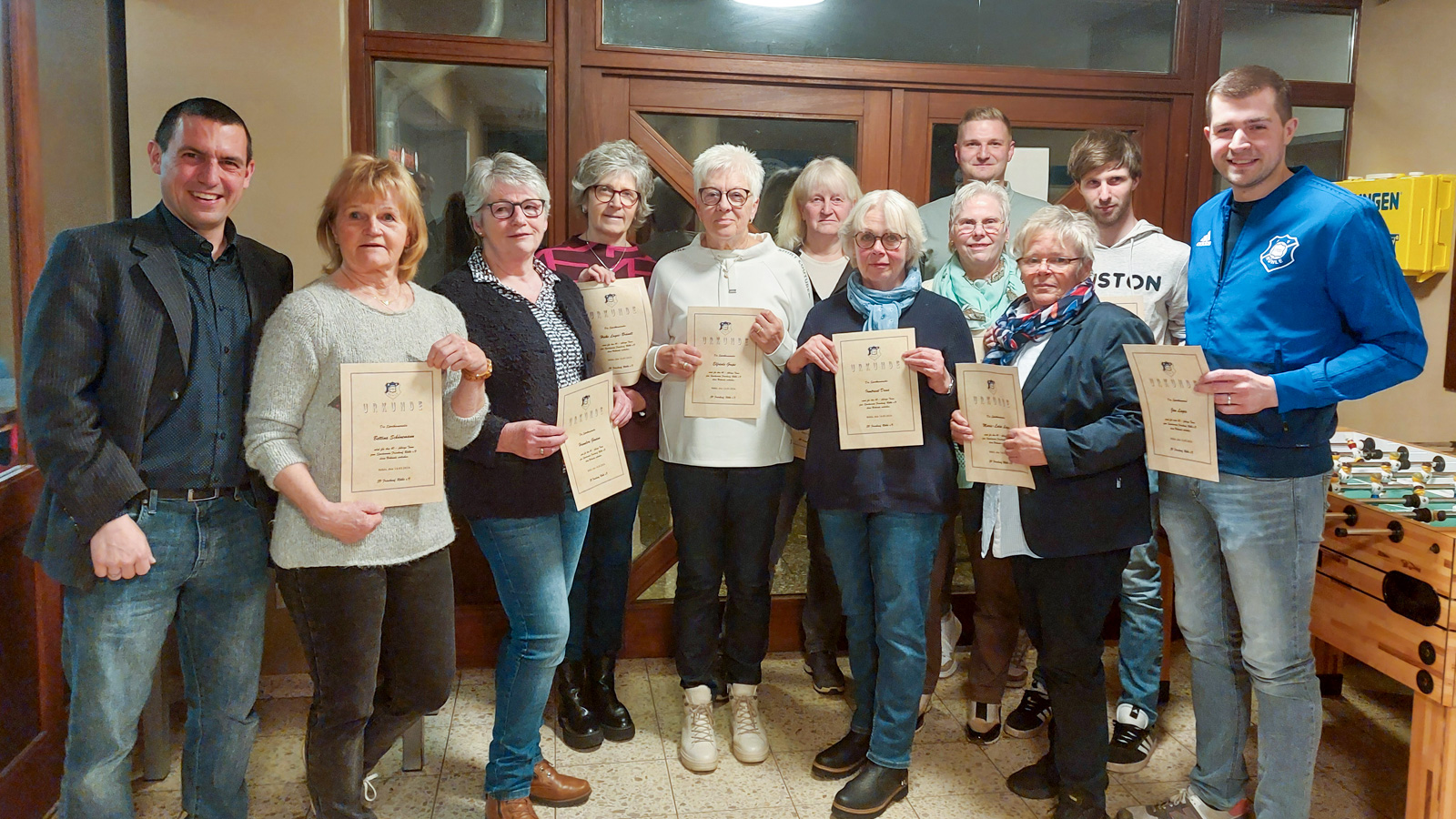 SV Frischauf Rühle blickt auf Jahreshauptversammlung mit Ehrungen und Vereinsaktionen zurück