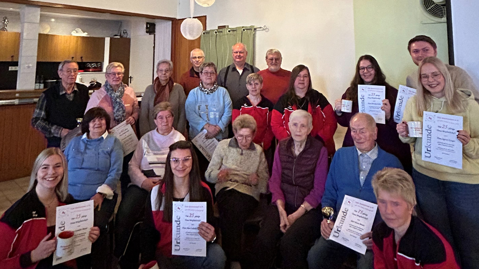 TSV Dielmissen ehrt 34 Mitglieder und wählt Vorstand einstimmig wieder