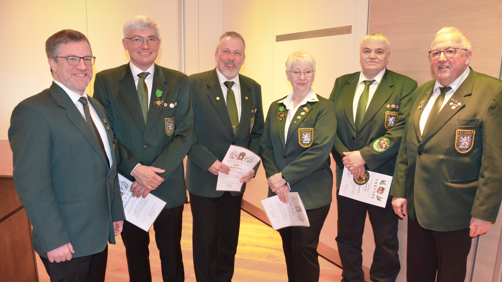 Delegiertentagung in Buchhagen: Kreisschützenverband Holzminden ehrt verdiente Mitglieder